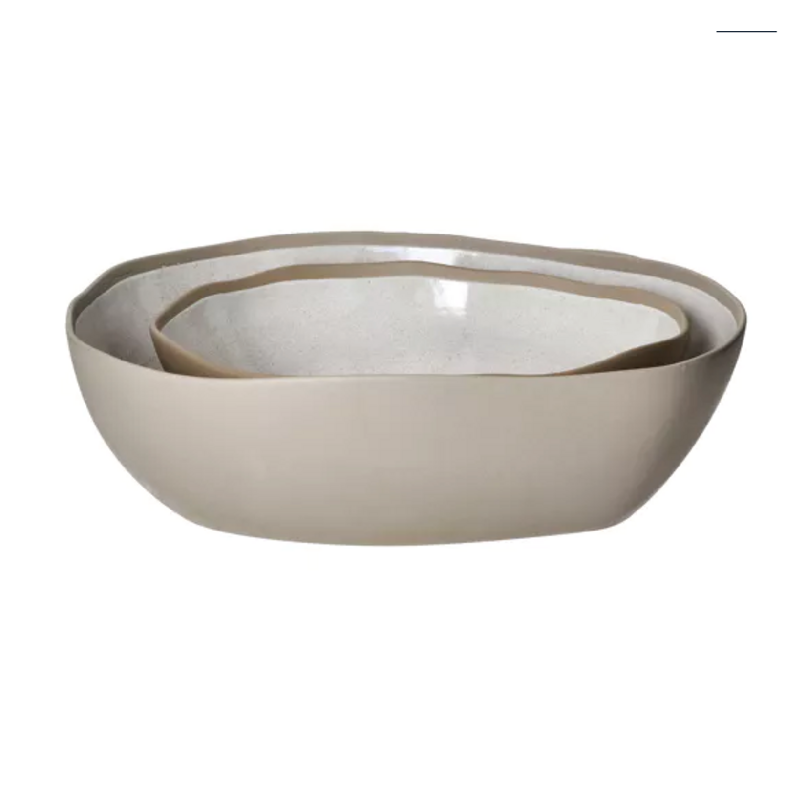 Pomax Primeval Saladier Greige XL 36,3 cm