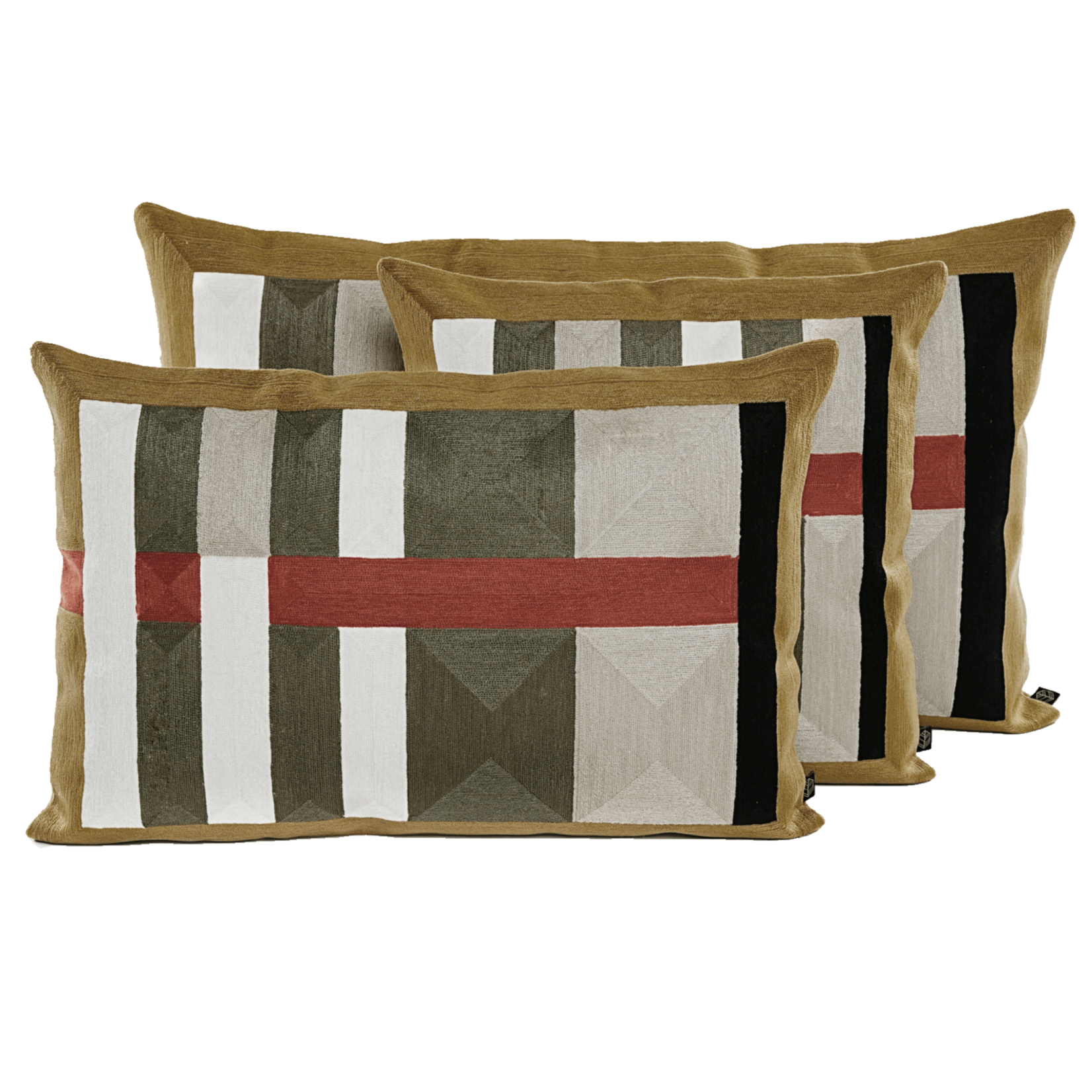 Haomy Housse de coussin Tokyo Kaki 40*60