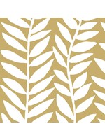 Serviettes en Papier Botanique d'Or 25*25