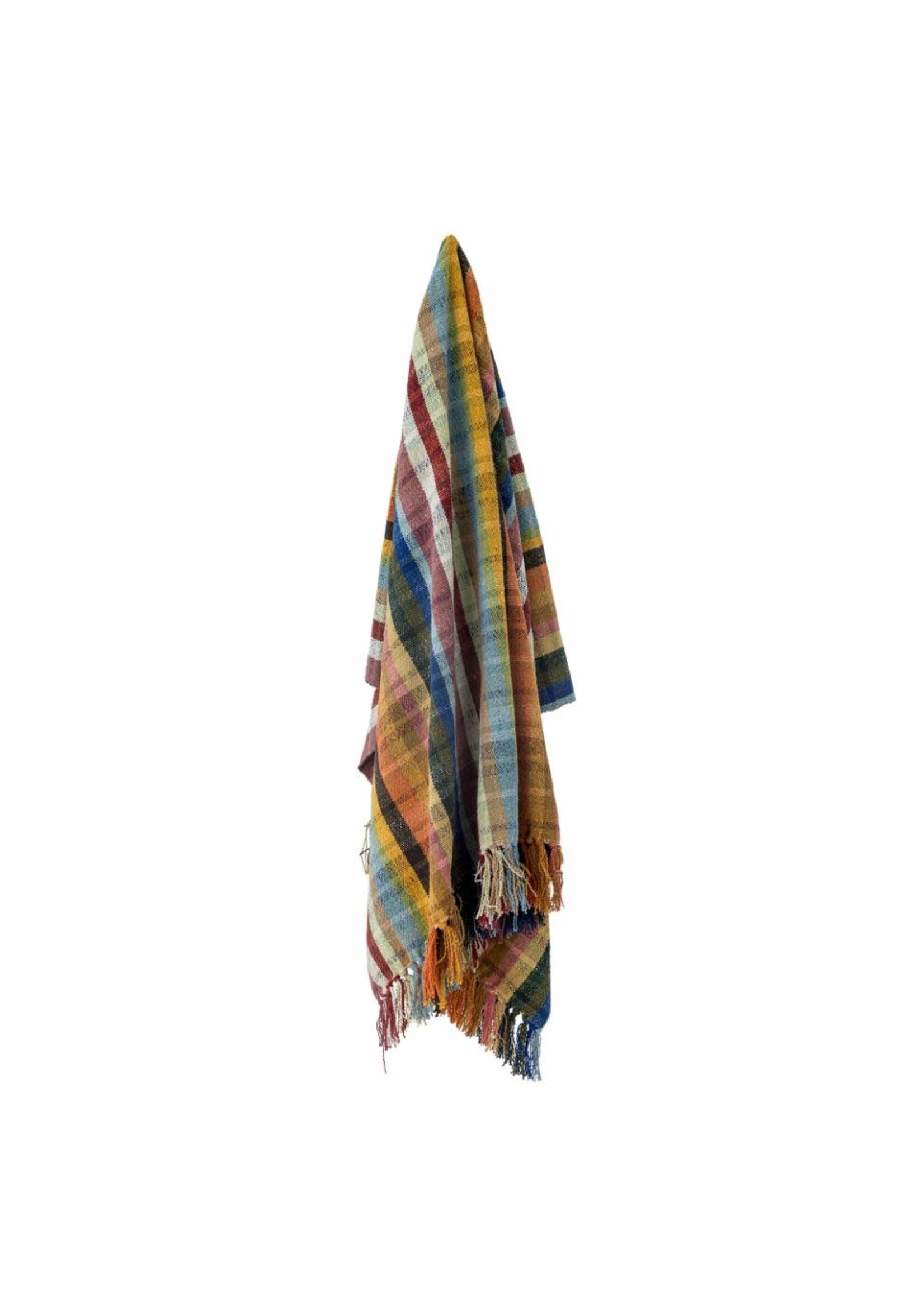 Bloomingville Elmy Plaid Coton Recyclé Multicolore