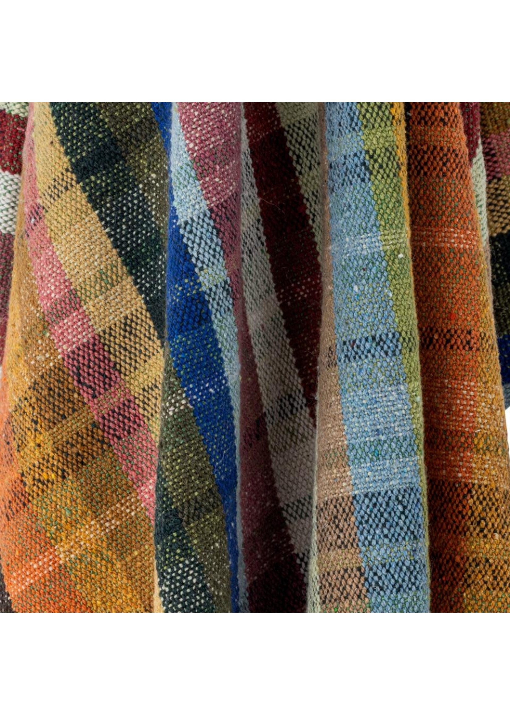 Bloomingville Elmy Plaid Coton Recyclé Multicolore