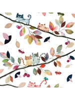 Serviettes en Papier Fall Cats 33*33