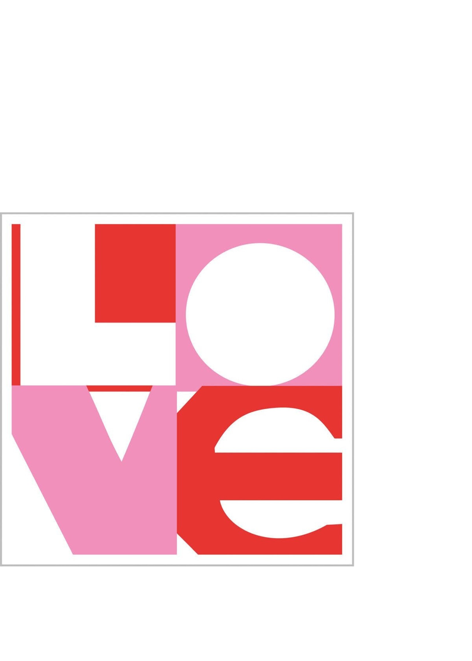 Serviettes en Papier Love Graphic 25*25