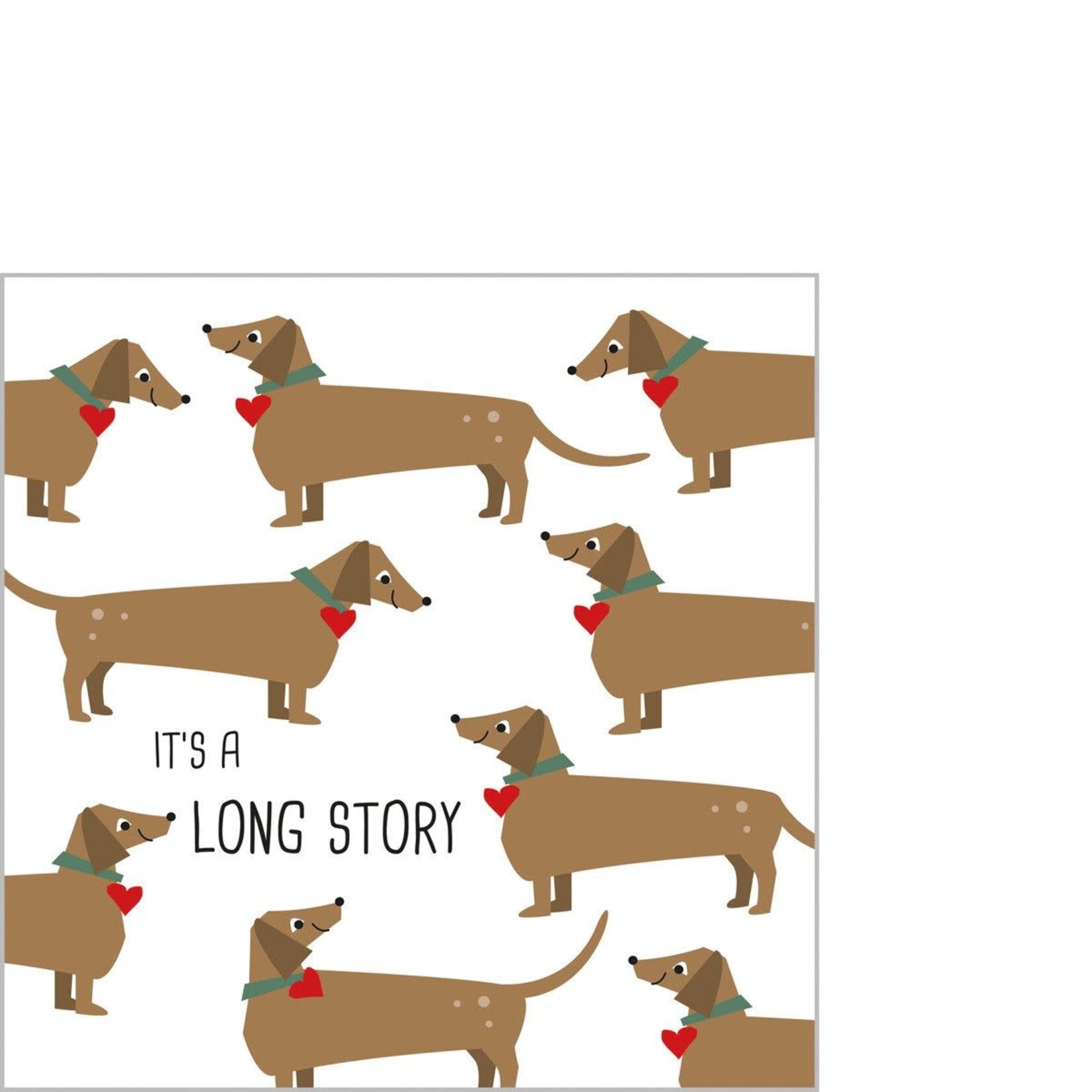 Serviettes en Papier Long Story 25*25