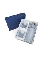 Paveau Gift Set Bouteille Striée Verre Paveau + 2 Verres Twilight