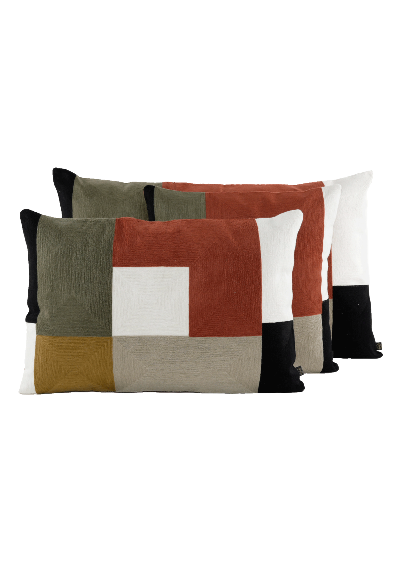 Haomy Housse de coussin Tamba Brick 45*45