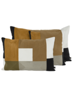 Haomy Housse de coussin Tamba Gold 45*45