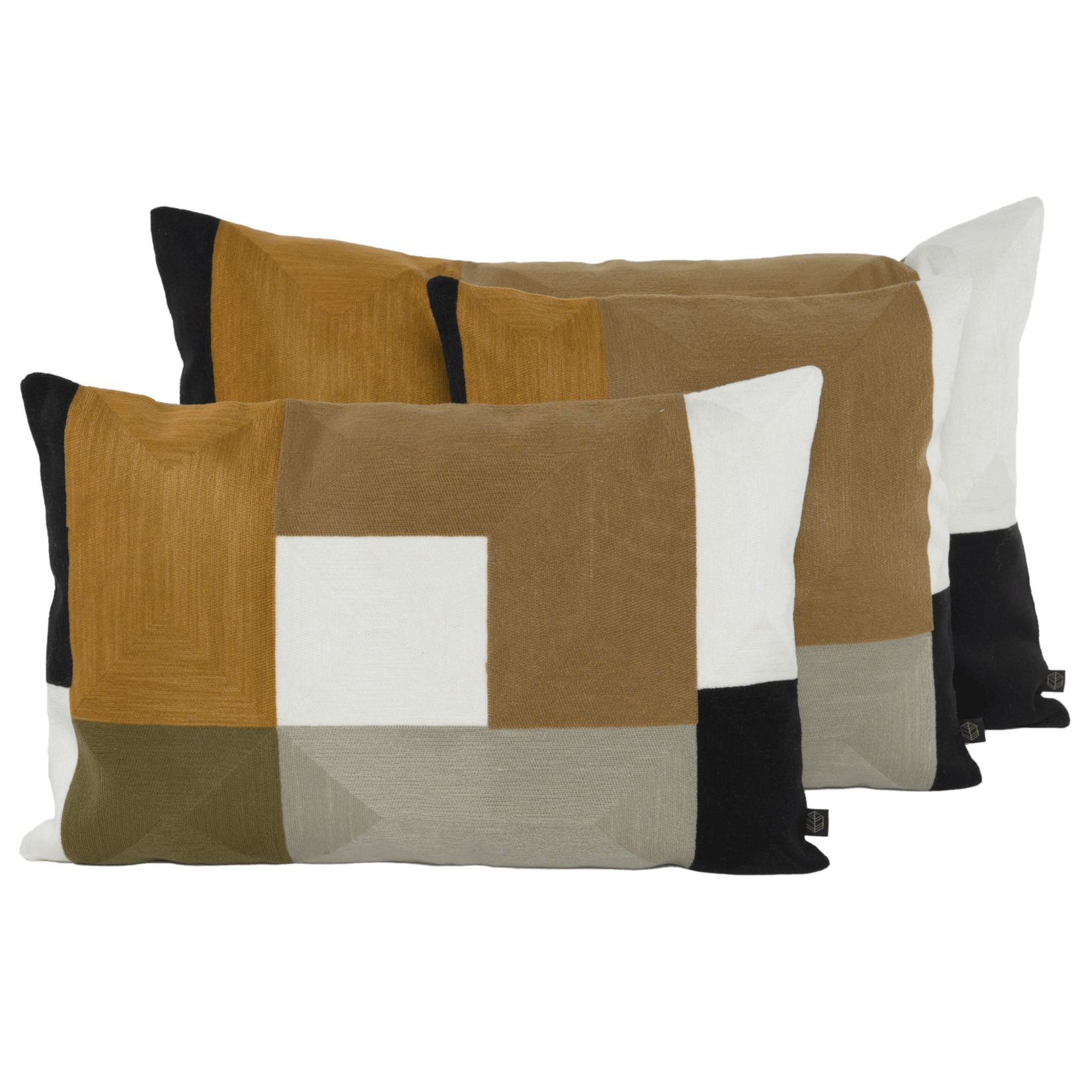 Haomy Housse de coussin Tamba Gold 45*45