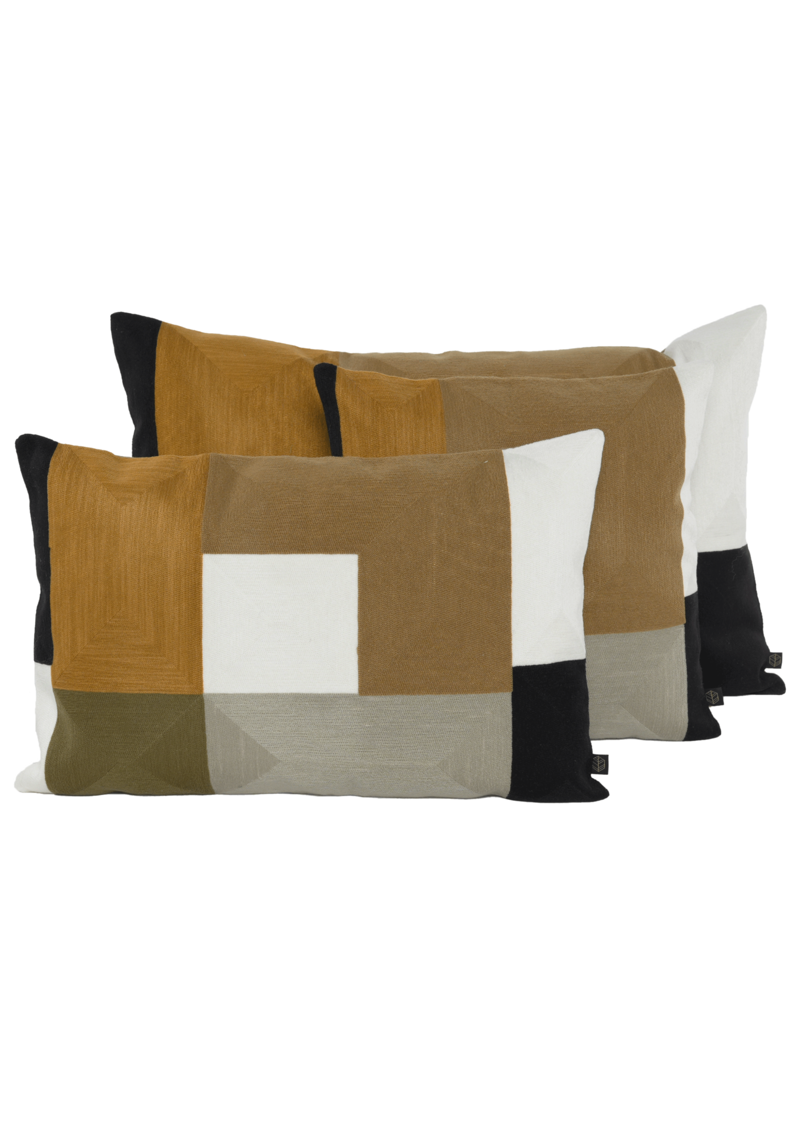Haomy Housse de coussin Tamba Gold 45*45