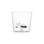 Ichendorf Milano Tabby Cat Tumbler Chat Couché Queue Grise