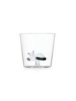 Ichendorf Milano Tabby Cat Tumbler Chat Couché Queue Grise