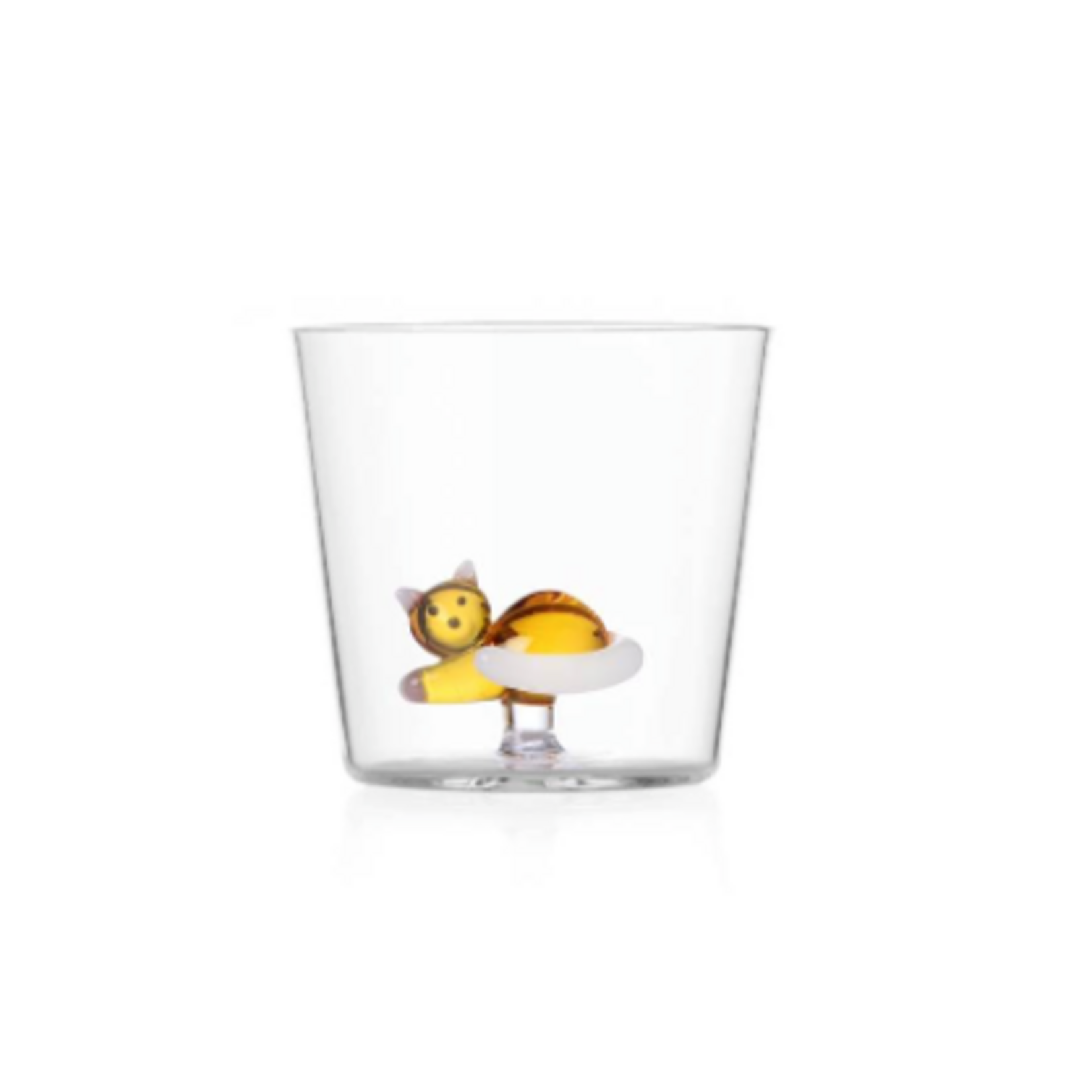 Ichendorf Milano Tabby Cat Tumbler Chat Couché Queue Blanche