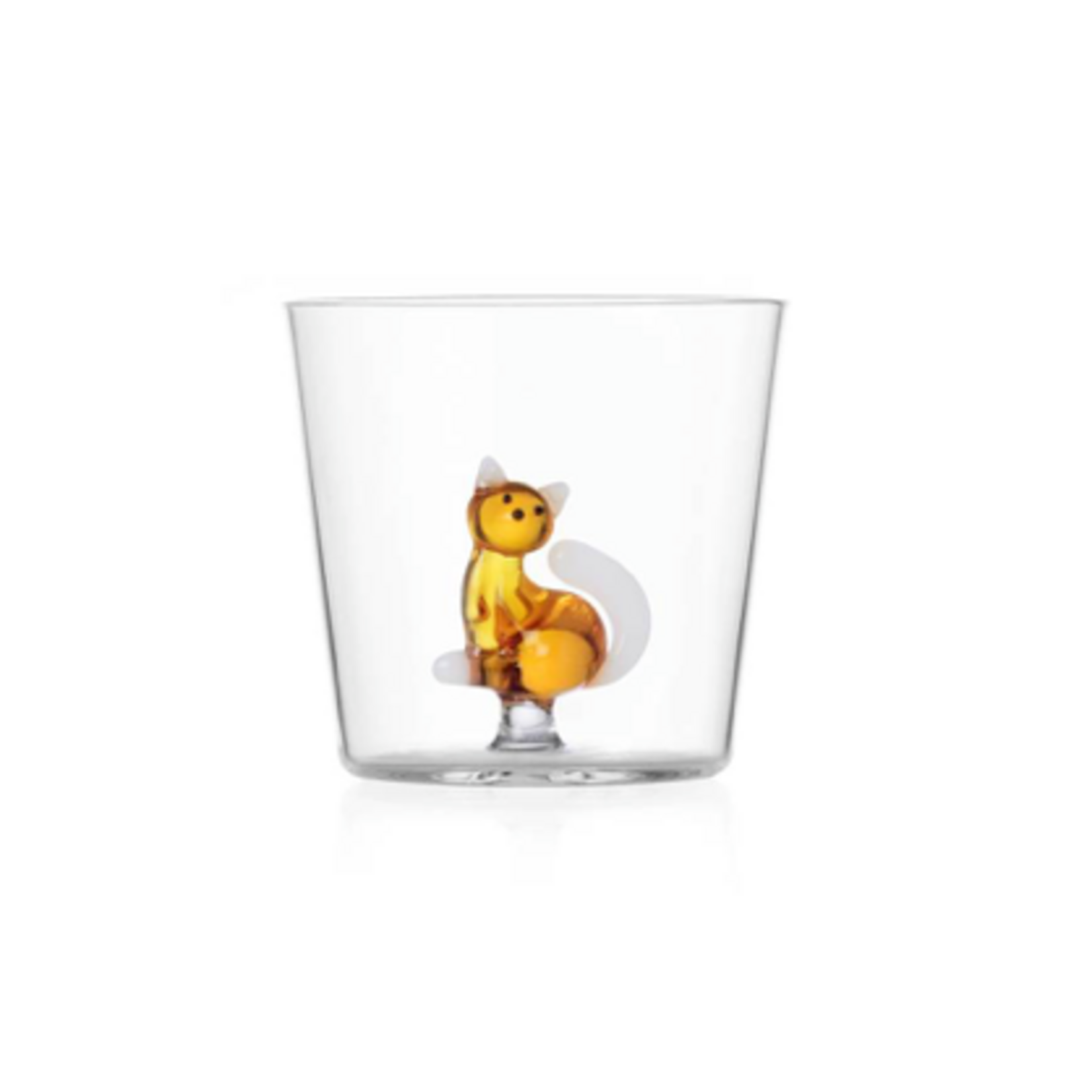 Ichendorf Milano Tabby Cat Tumbler Chat Queue Blanche