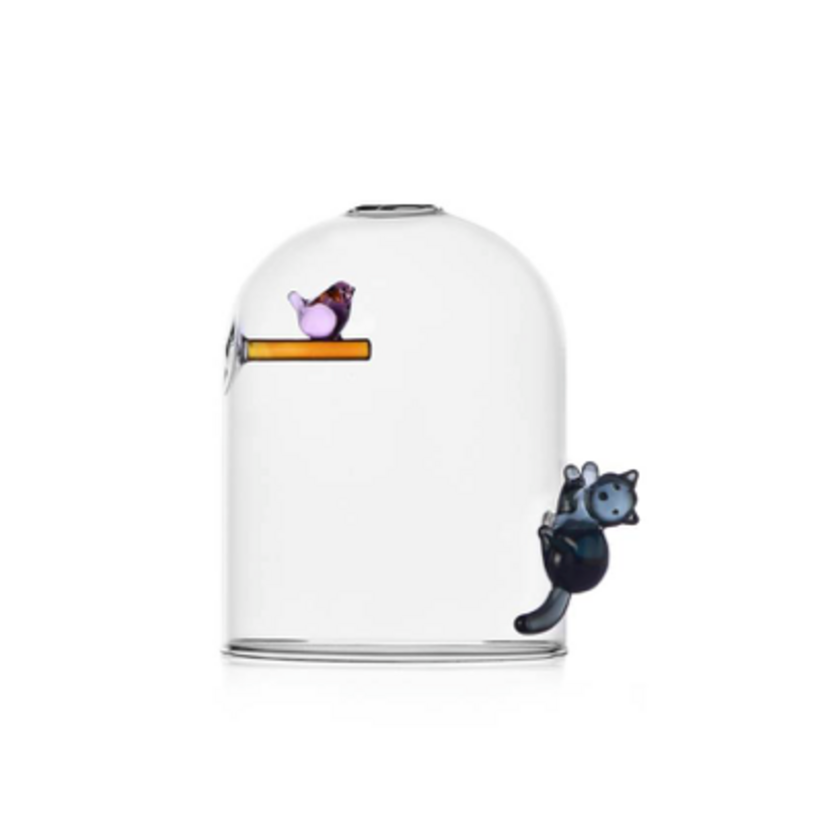 Ichendorf Milano Birds Bougeoir Chat et Oiseau