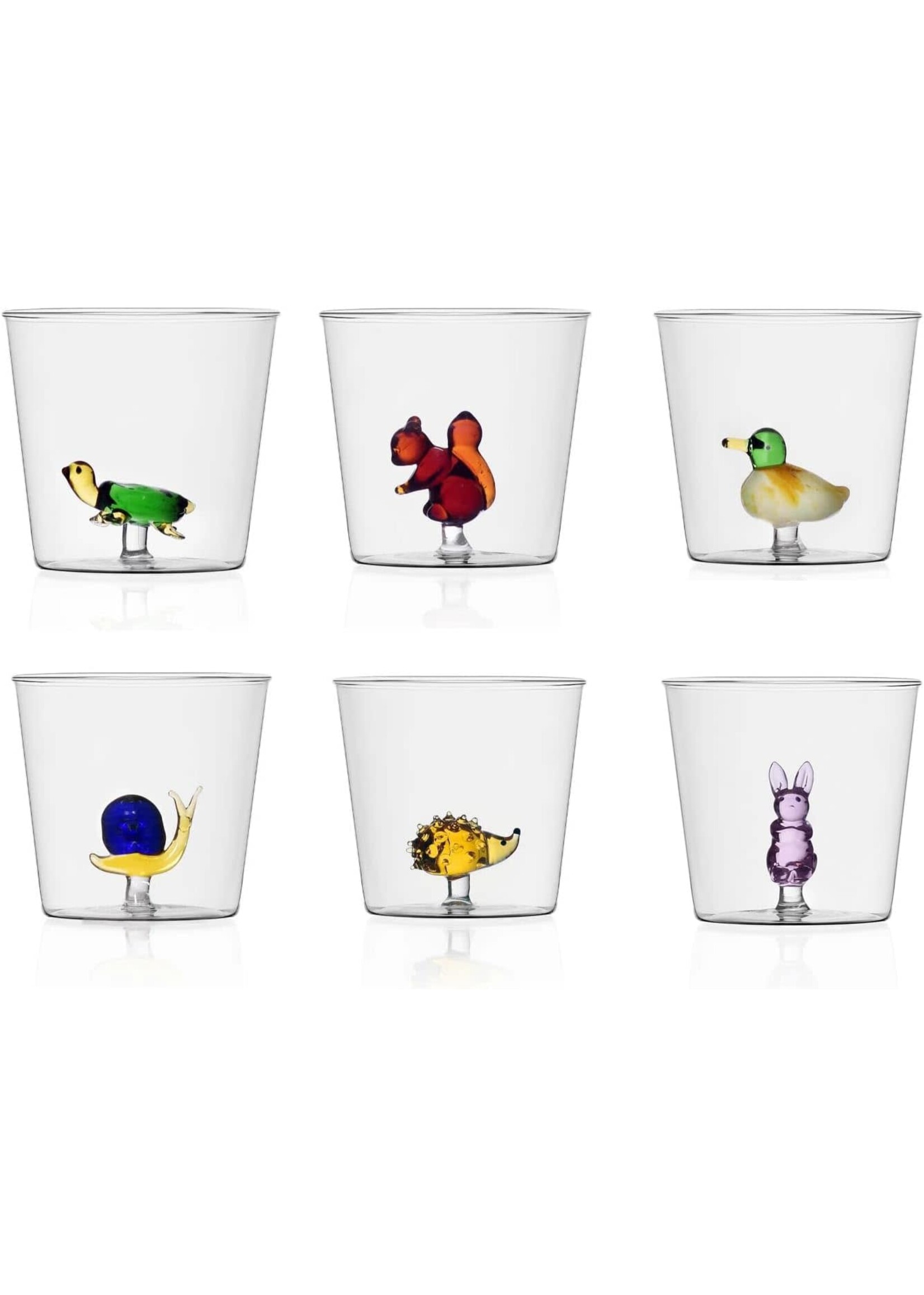 Ichendorf Milano Animal Farm Set de 6 Verres Assortis