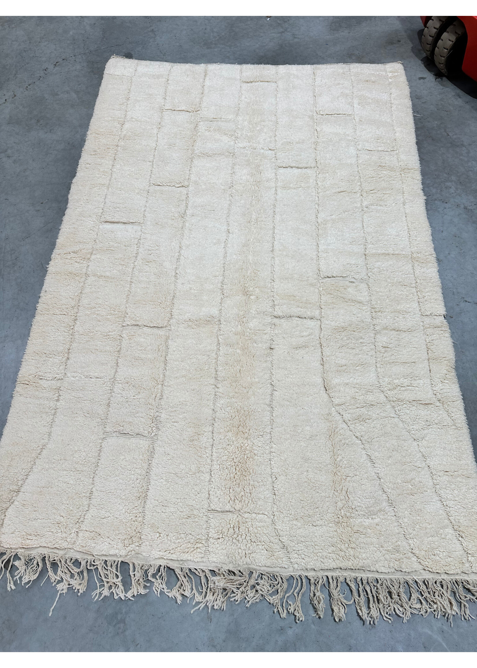 Bivouac Tapis M’Rirt Écru  en Relief 205*310 cm