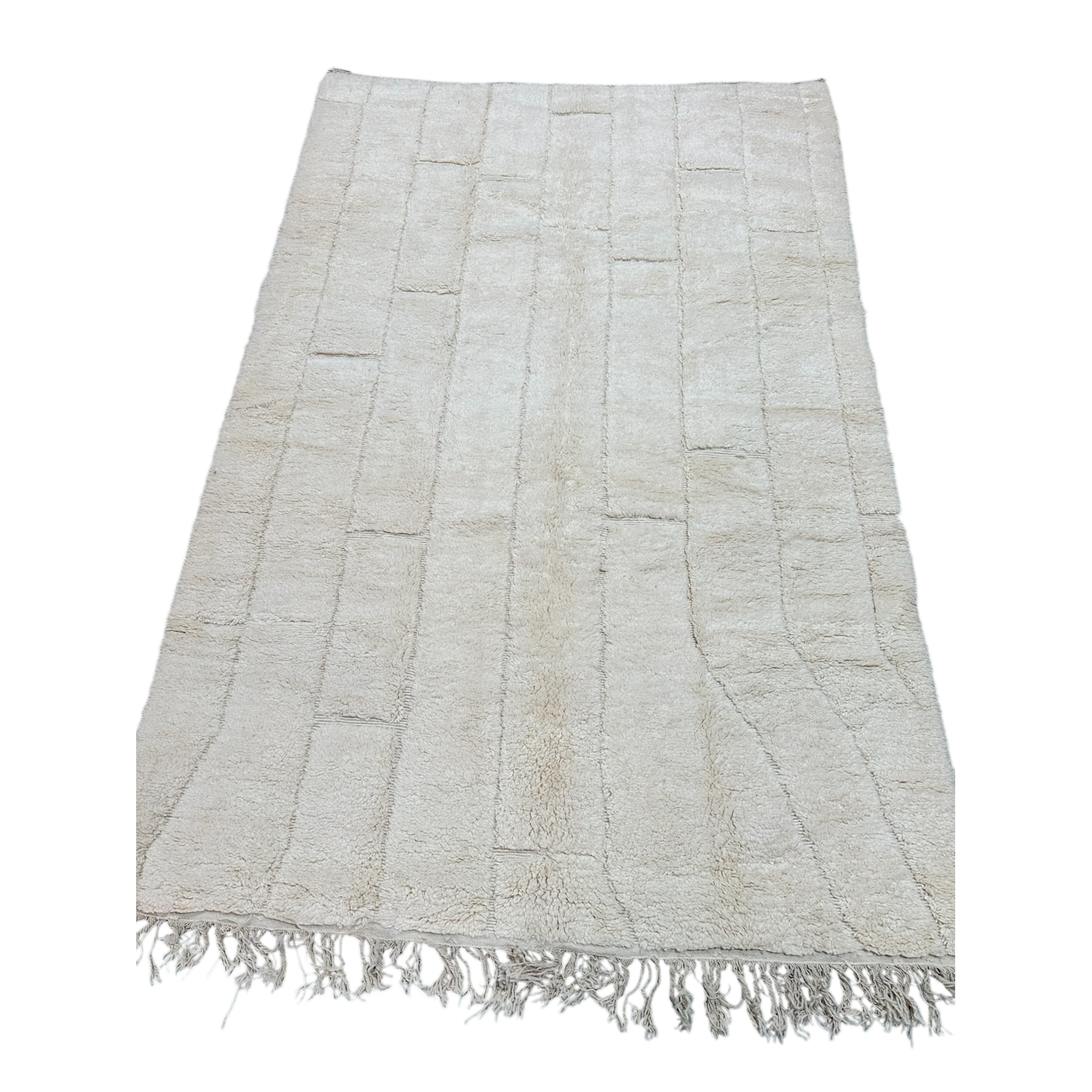 Bivouac Tapis M’Rirt Écru  en Relief 205*310 cm