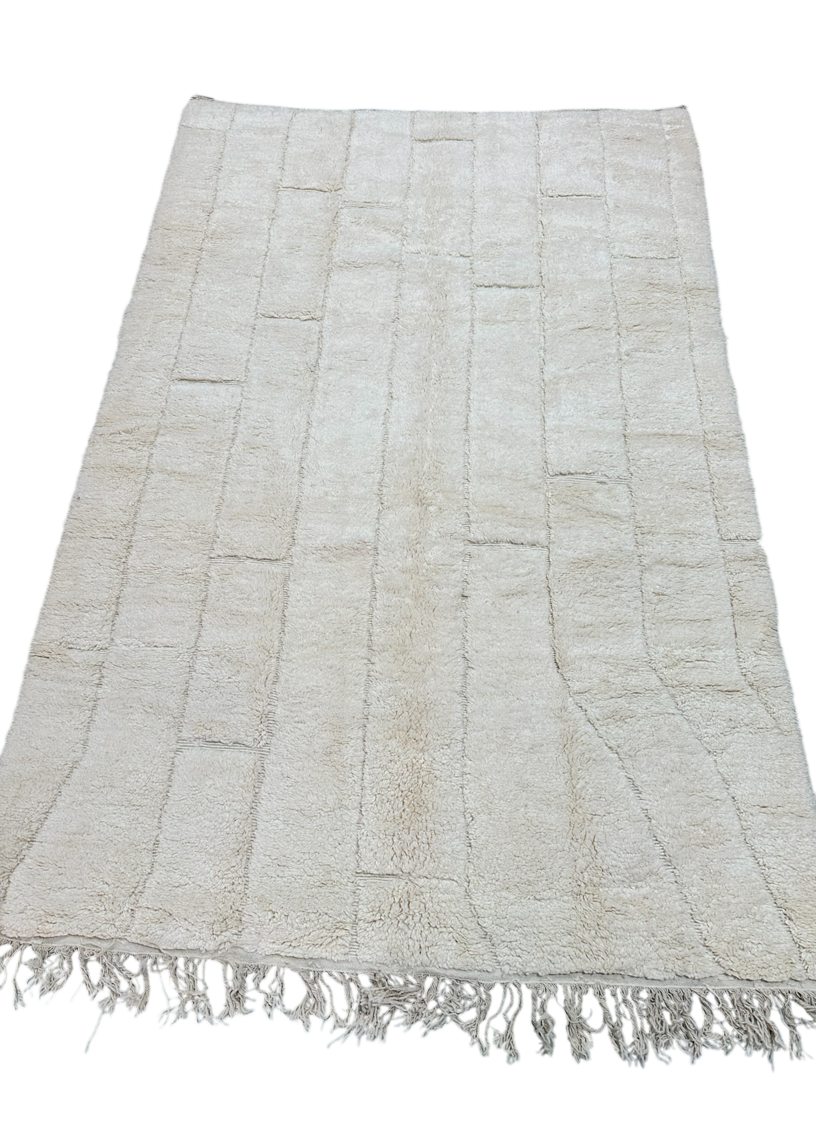 Bivouac Tapis M’Rirt Écru  en Relief 205*310 cm