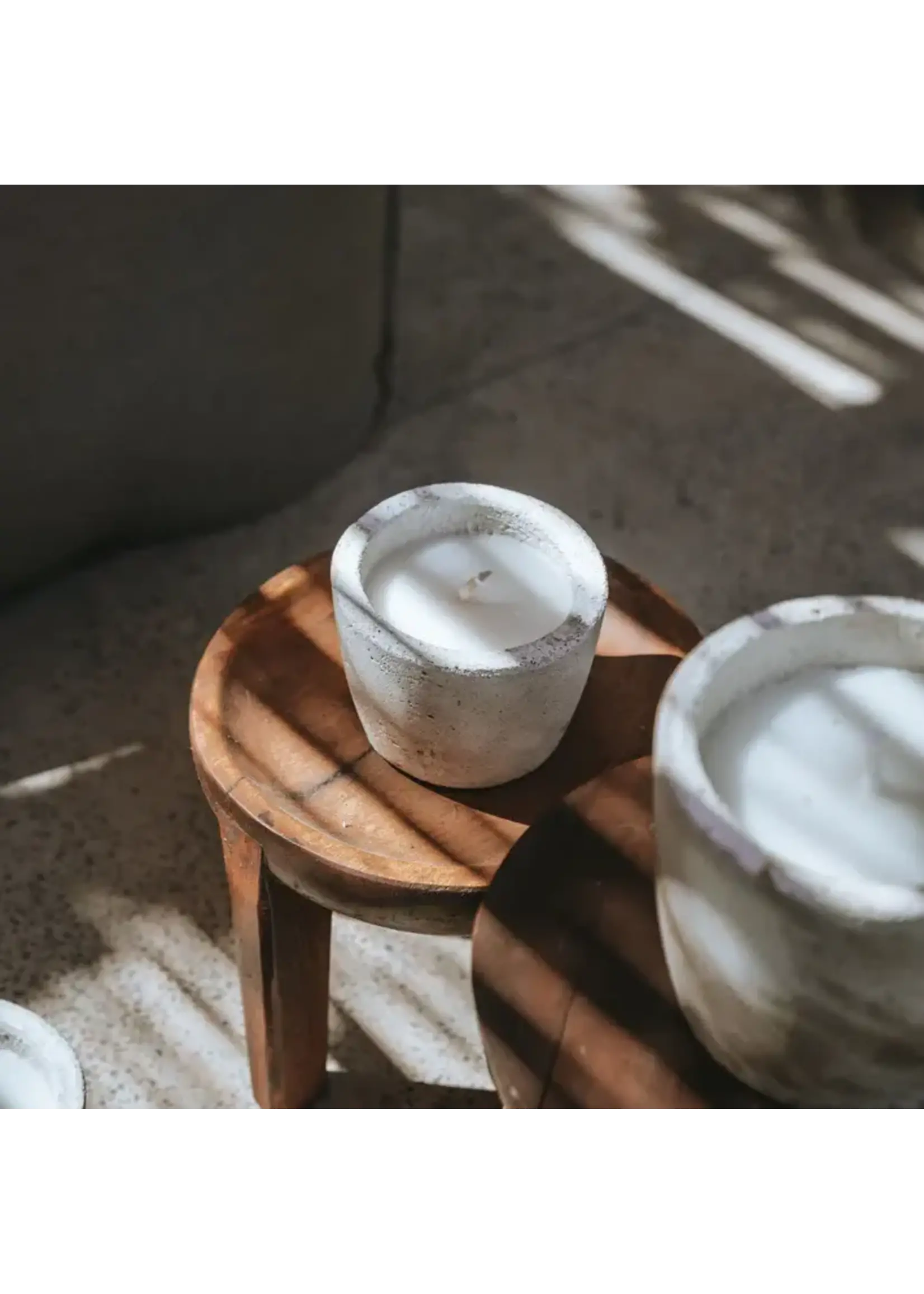 Mon Dada Mon Dada Bougie Outdoor Urban Small Ecru + Couvercle