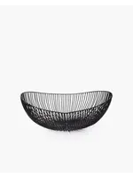 Serax Panier Métallique Ovale Noir
