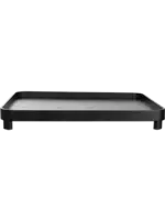 Asa Selection Plateau avec Pieds Noir Bois 45,5*36 cm