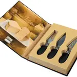 Asa Selection Set de 3 Couteaux à Fromage Boîte Cadeau