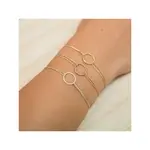 Sophie Deschamps Bracelet Fil Anneau Ciselé