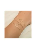 Sophie Deschamps Bracelet Fil Anneau Ciselé