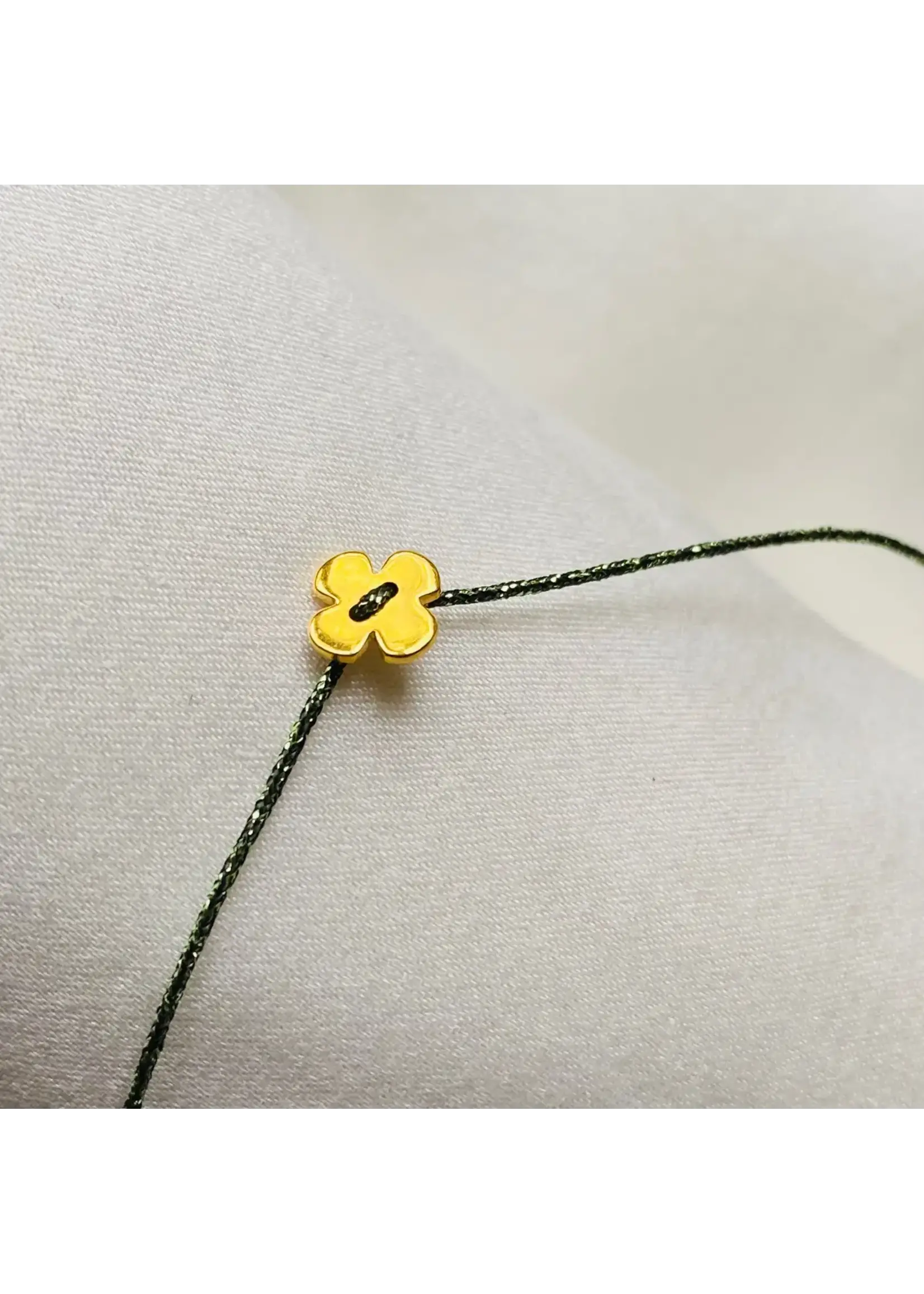 Sophie Deschamps Bracelet Fil Little Trèfle Or