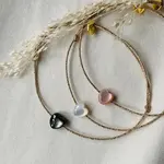 Sophie Deschamps Bracelet Fil Etoile Nacre Noire