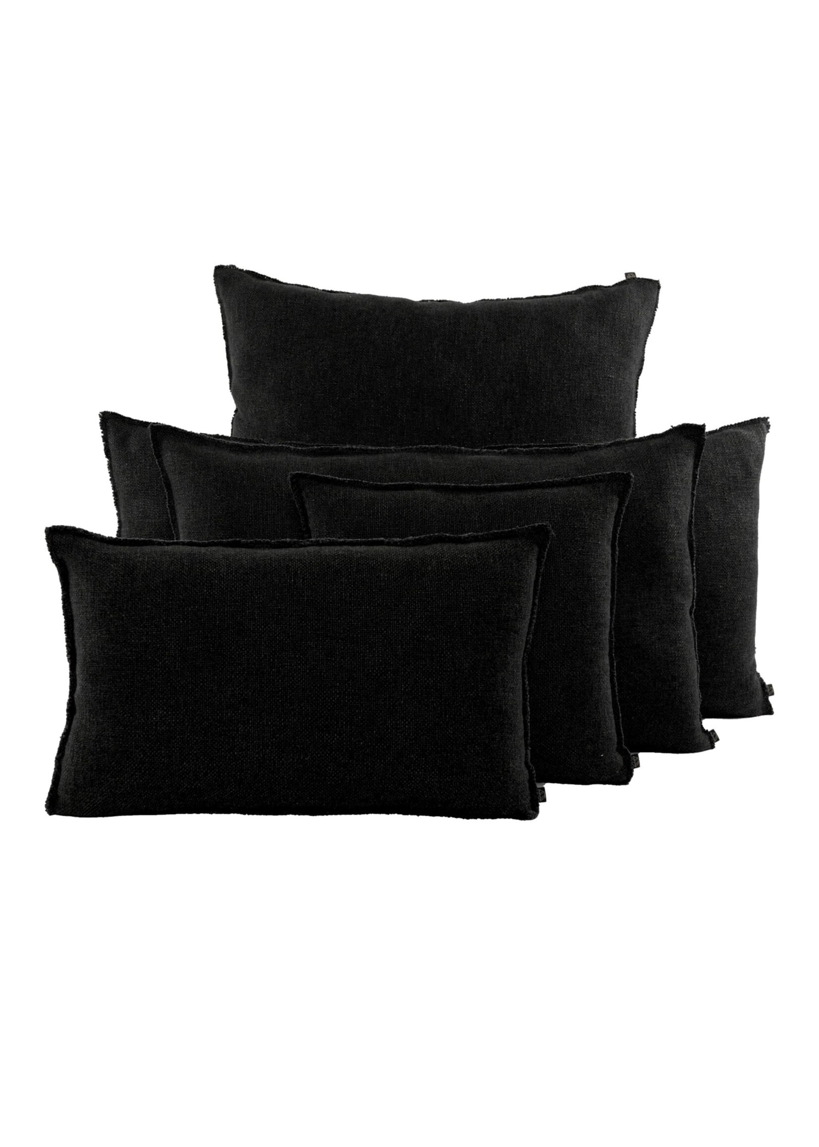 Haomy Housse de coussin California Noir 40*60