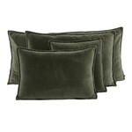 Haomy Housse de coussin Manhattan Kaki 45*45
