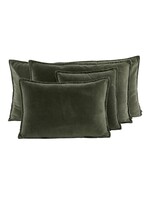 Haomy Housse de coussin Manhattan Kaki 45*45