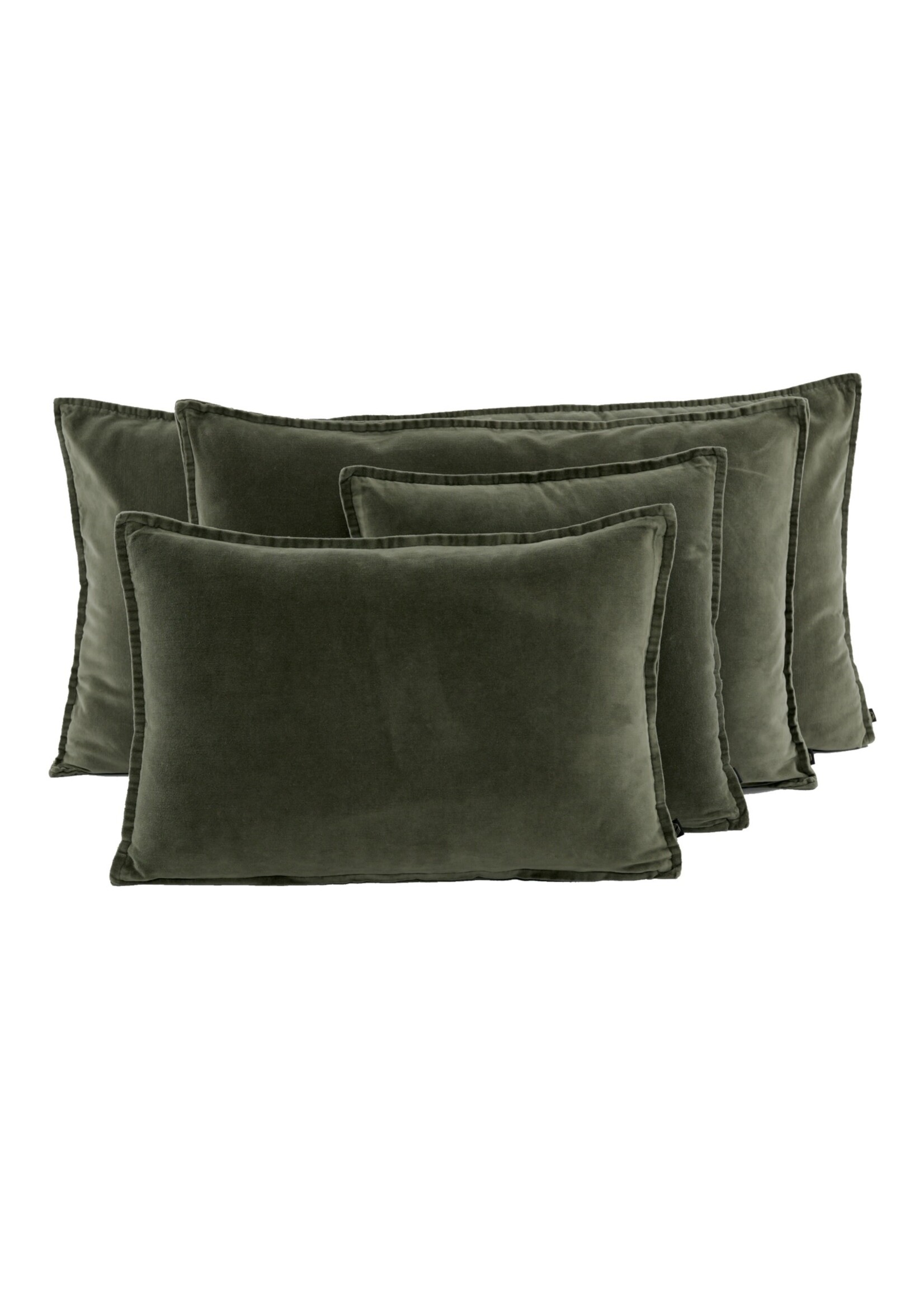 Haomy Housse de coussin Manhattan Kaki 40*60