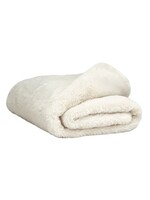 Haomy Couvre Lit Plaid Chamonix Ivoire 240*260