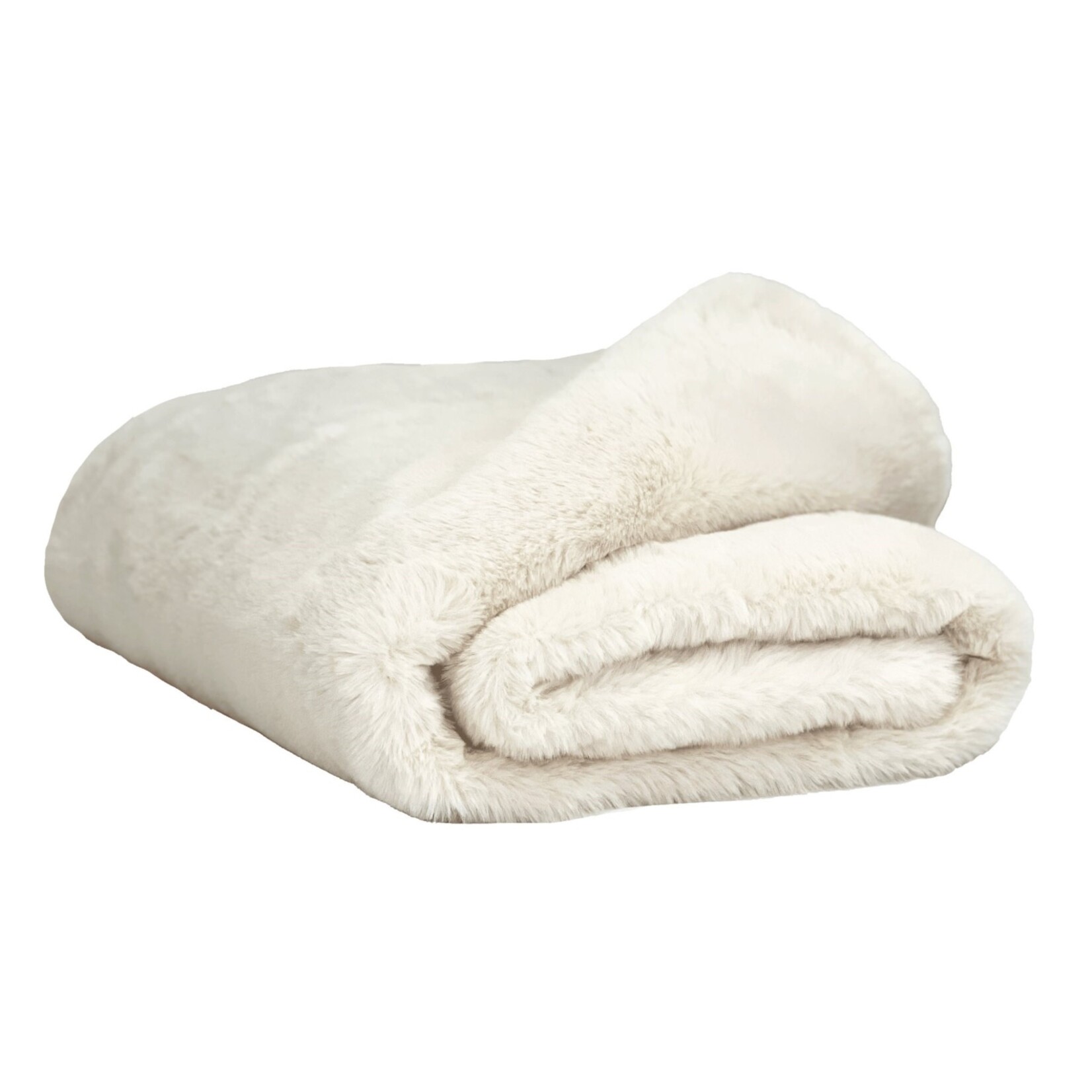 Haomy Couvre Lit Plaid Chamonix Ivoire 240*260