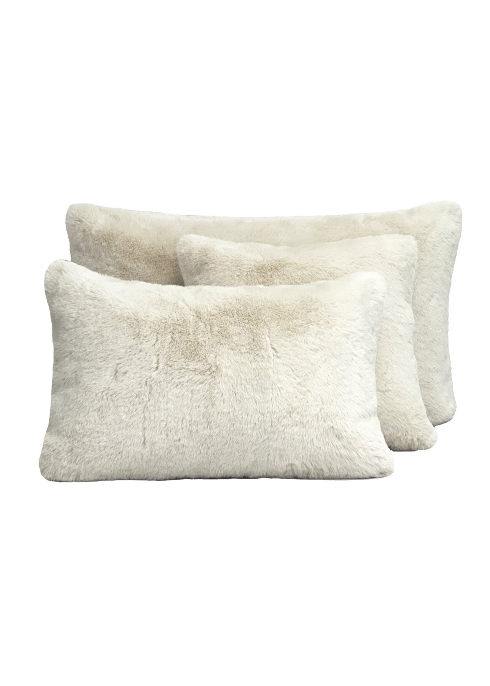 Haomy Housse de coussin Chamonix Ivoire 45*45