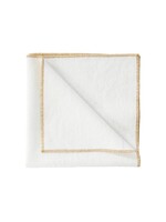 Haomy Serviette de Table Verone Blanc
