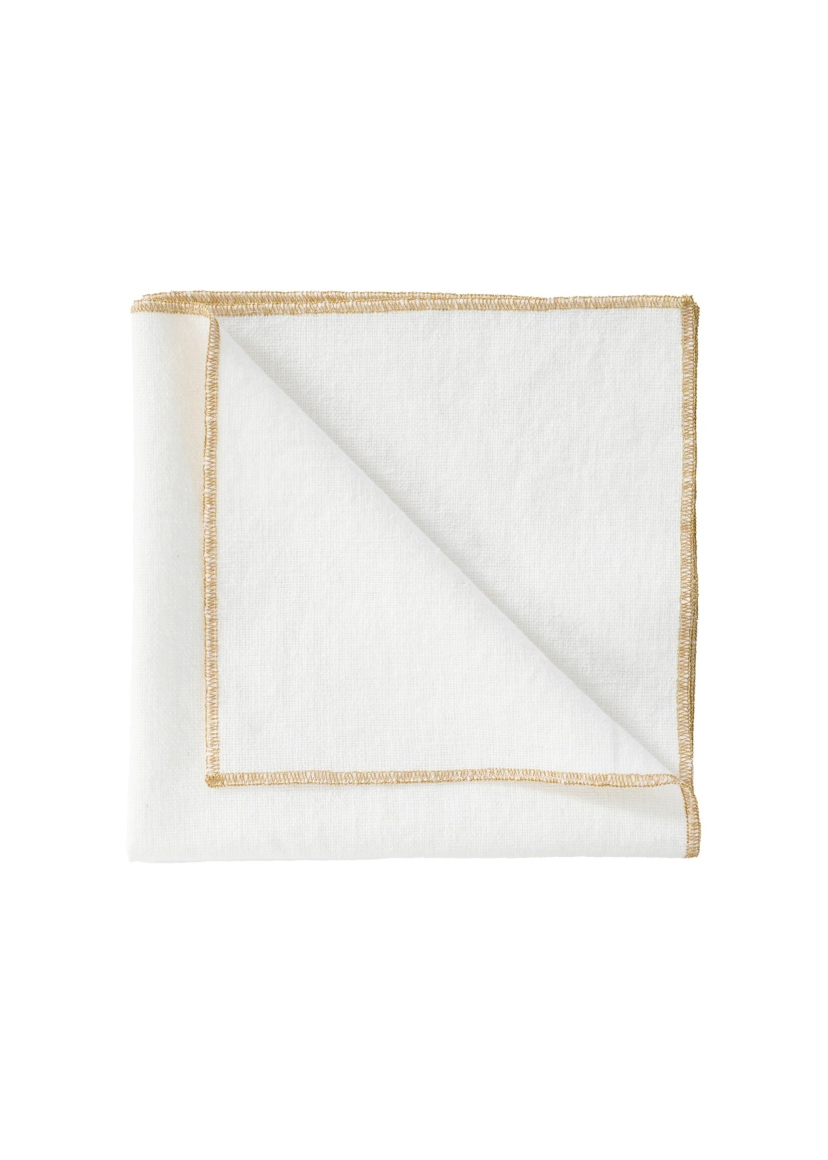 Haomy Serviette de Table Verone Blanc