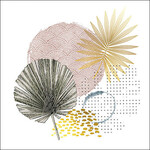 Serviettes en Papier Palms and Patterns