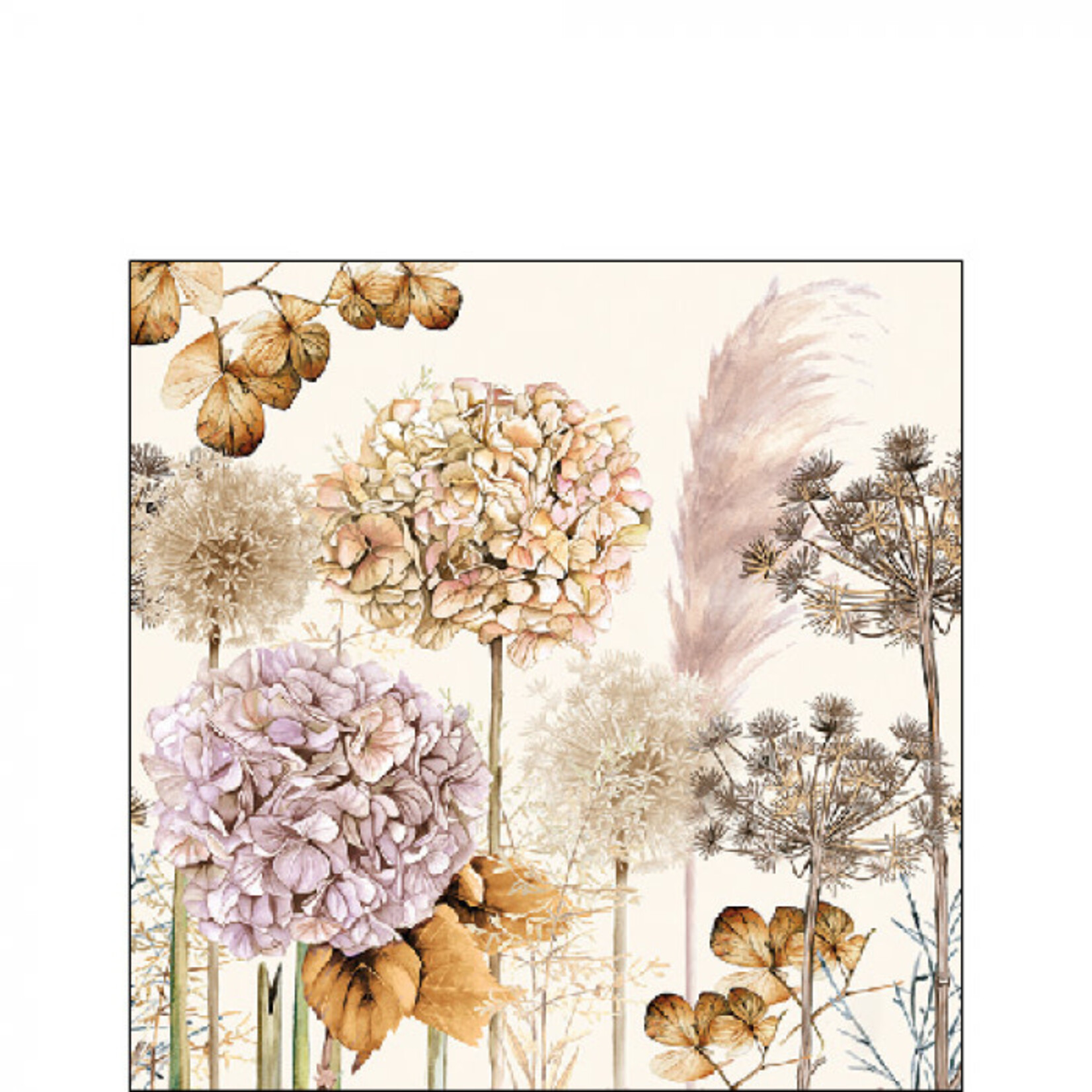 Serviettes en Papier Dried Flowers