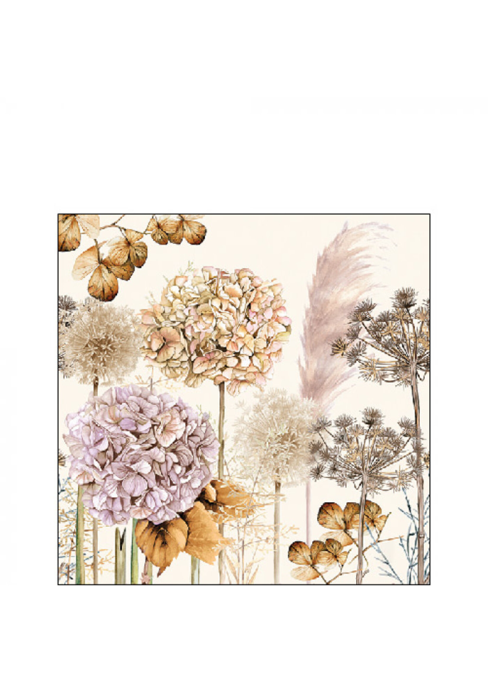 Serviettes en Papier Dried Flowers