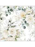 Serviettes en Papier Eucalyptus and Roses