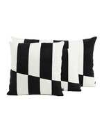 Haomy Housse de coussin Sydney Noir 45*45