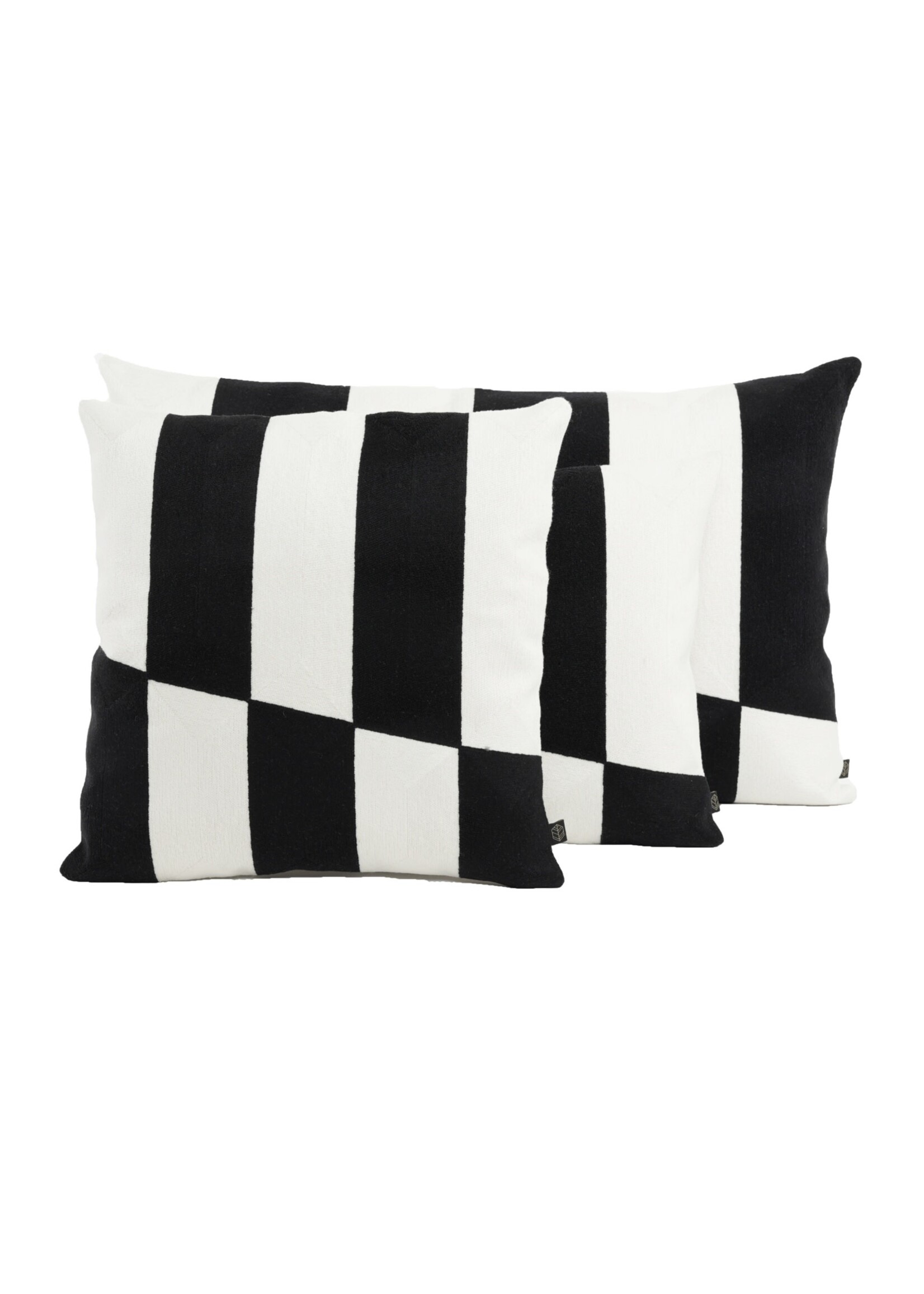 Haomy Housse de coussin Sydney Noir 40*60