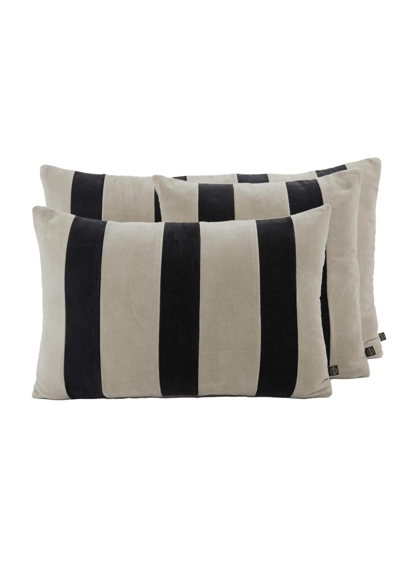 Haomy Housse de coussin Rio Noir 45*45