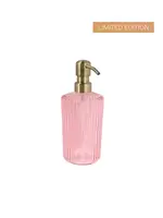 Paveau Distributeur de Savon en Verre Paveau Rose