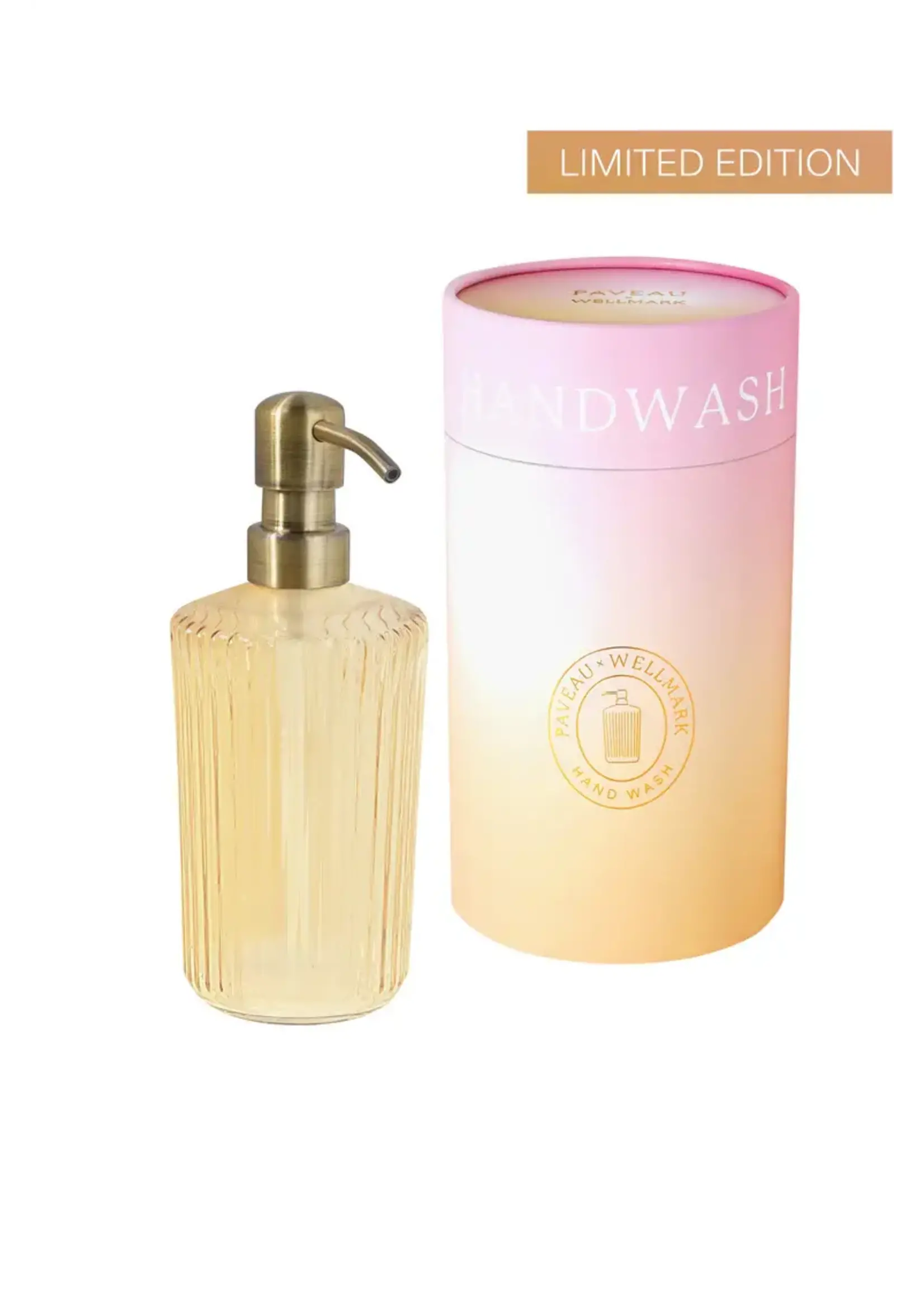 Paveau Distributeur de Savon en Verre Paveau Jaune