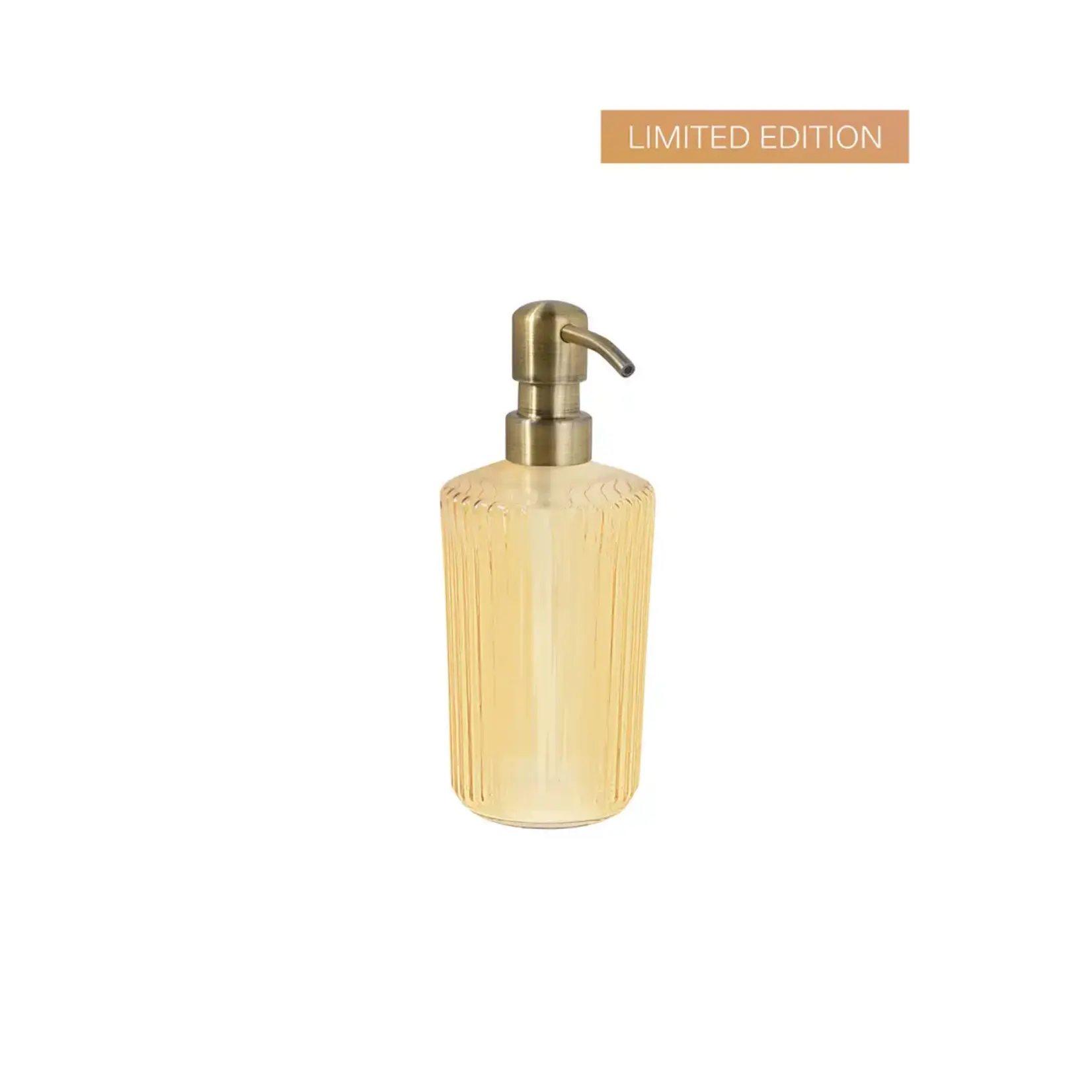 Paveau Distributeur de Savon en Verre Paveau Jaune