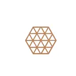 Zone Sous-Plat Silicone Triangles Terracotta Light